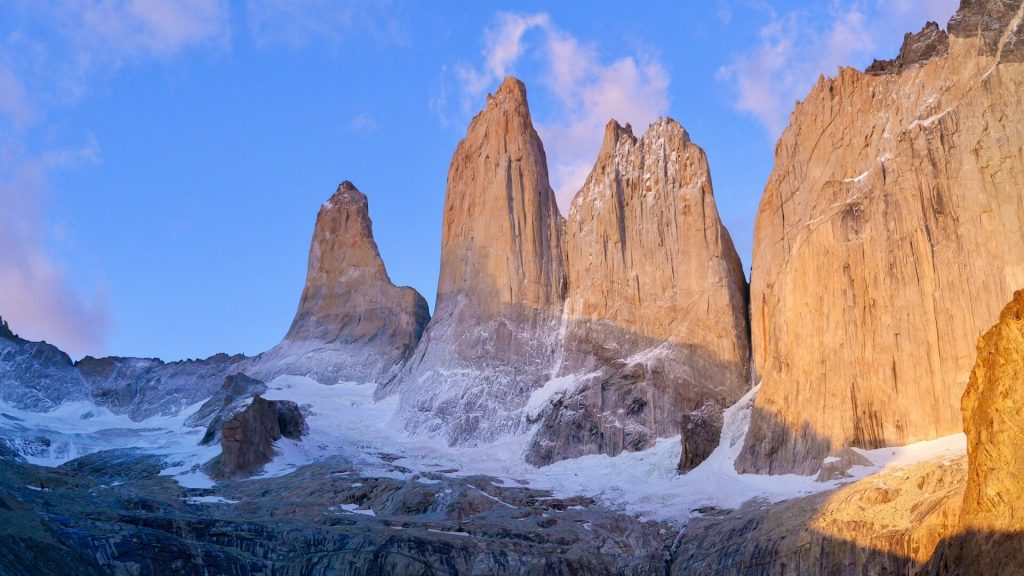 Una foto de las Torres del Paine en Chile